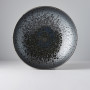 Japansk Keramik Skål 28,5cm Black Pearl - Håndlavet keramik fra Japan af udsøgt kvalitet. Skønt design inspireret af sort perlemor frembragt af lokalt værksted i Gifu med en lang håndværkstradition.