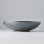 Japansk Keramik Skål 28,5cm Black Pearl - Håndlavet keramik fra Japan af udsøgt kvalitet. Skønt design inspireret af sort perlemor frembragt af lokalt værksted i Gifu med en lang håndværkstradition.