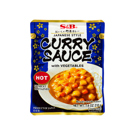 Sauce S&B Japanese Style Instant Curry Sauce Hot 210g JA16577