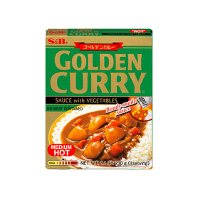 Sauce S&B Instant Golden Curry Sauce Medium Hot 230g JA15193
