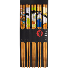 Spisepinde Spisepinde Geisha 22,5cm - 5 sæt VA06440