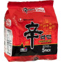 Nongshim Shin Ramyun Hot & Spicy Instant Nudler 5-pak - Oplev alletiders instant nudler, der, ifølge sloganet, kan få selve livet til at græde. Shin Ramyun er Koreas stolthed og en milepæl inden for spicy nudler.