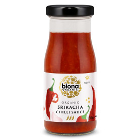 Sriracha STOP MADSPILD ( BEDST FØR 16/03/26) - Biona Økologisk Sriracha Chilisauce JF19394
