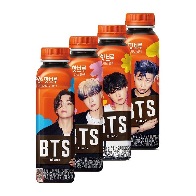 Hot Brew Coffee BLACK BTS Special Edition 350ml