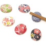 Spisepindeholder Japanske Mønstre 1 stk. - Flere Designs - Flotte holdere til spisepinde med smukke, traditionelle japanske mønstre. Perfekt som gave til dem, der ønsker sig traditionelle spisepindeholdere.