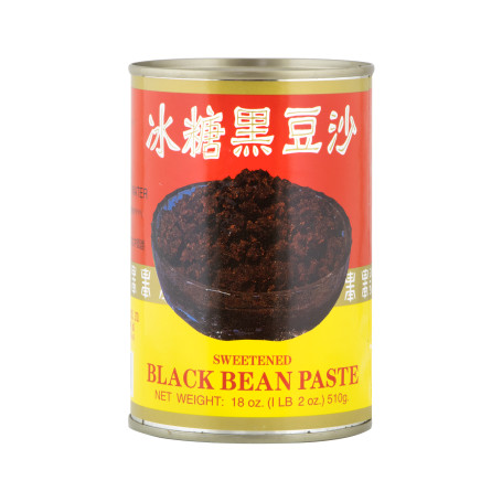 STOP MADSPILD (BEDST FØR 08/07/24) - Wu Chung Sweetened Black Bean Paste 510g - Sød bønnepasta med mange anvendelsesmuligheder. Prøv det som fyld i klassiske bao buns og mooncakes eller som konsistensgivende base for lækker chokolademousse!