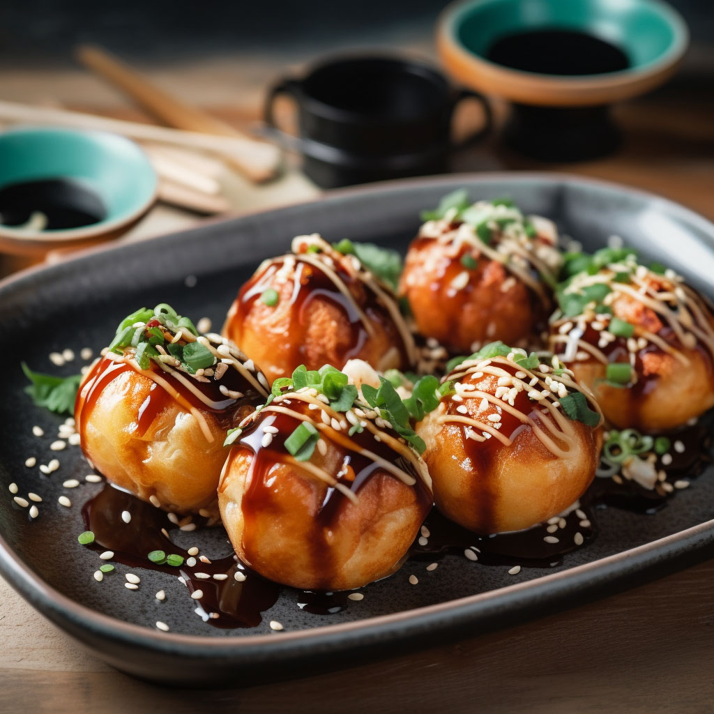 Takoyaki - Opskrift på japanske blæksprutteboller