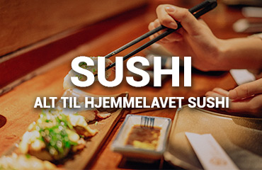 Sushi udvalg