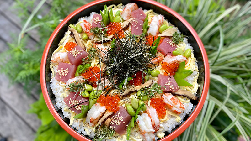 Chirashi Sushi Bowl Emil Nakahara
