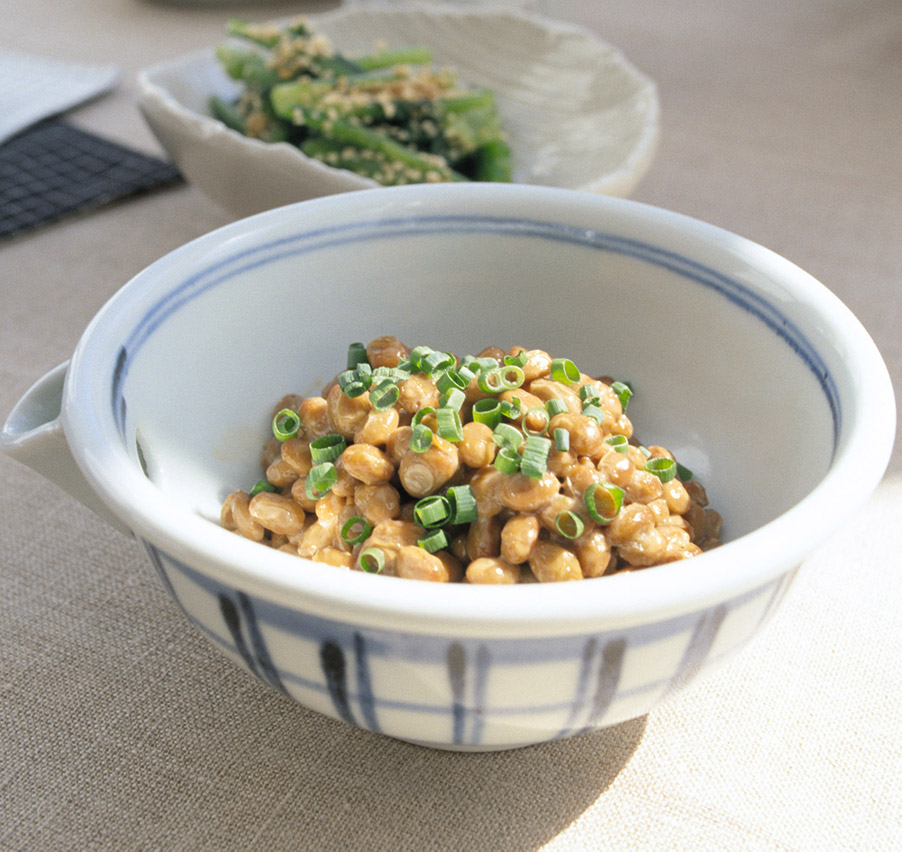 Natto servering