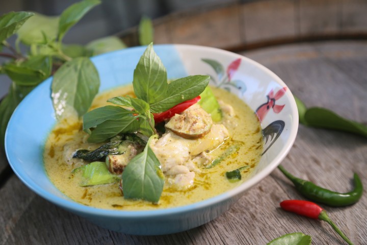 Thai Green Curry - Thailandsk Grøn Karry