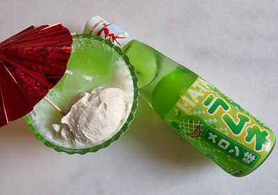 Japansk Melon Cream Soda Drik