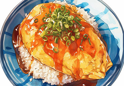 Omurice - Den Virale Japanske Omelet Med Stegte Ris